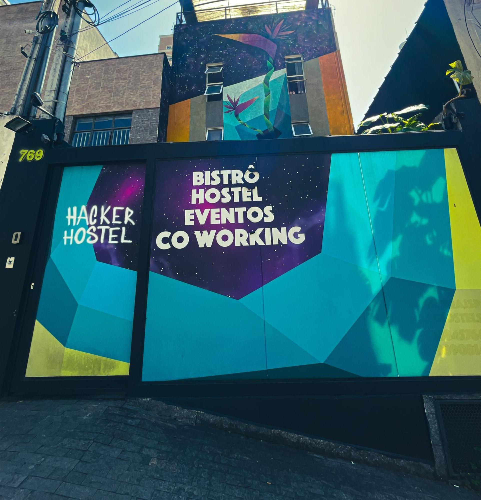 Hacker Hostel São Paulo Eksteriør billede